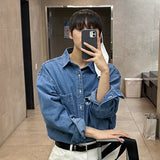 Summer spring denim shirt