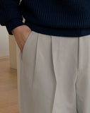 Latz Two-Tuck Banding Wide Slacks