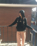 Kyo Snow Flower Nordic Hooded Knit Zip-Up