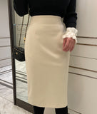 Miato brushed H-line skirt