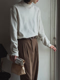 Rude wide pin tuck slacks