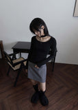 TIE NECK LONG SLEEVE