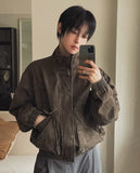 Lauto Washed Bomber Jacket