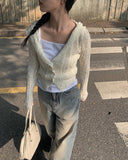 Uto Wash Denim Wide Pants