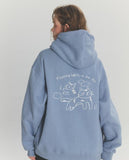 Cloud Cat Embroidered Hoodie