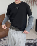 Kuro striped layered T-shirt