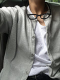 Linen Round Knit Cardigan