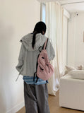 [MADE] Milon Gopcore Color Matching Nylon String Jumper Windbreaker Zip-up