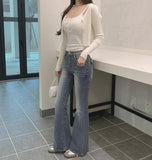 Rib Crop Soft Slim Fit Cardigan