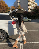 Bolt Winter Fur Platform Sole Long Boots