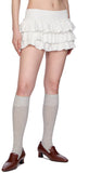 Klein Tiered Mini Skirt