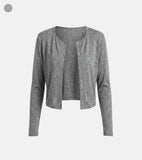Basic slim button cardigan