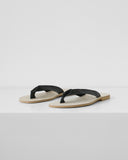 Toffee Leather Flip Flops
