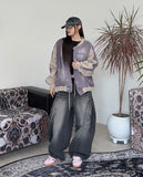 Hender Balloon Pintuck Denim Pants