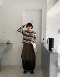 Nellady Stripe Round Crop Cardigan