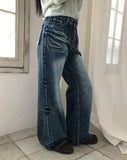 Kawil Washed Wide Denim Pants