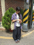 Silin Cut Balloon Wide Denim Pants