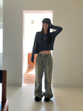 Archer Pintuck Balloon Wide Denim Pants