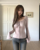 Rico Shirred Balloon Long Sleeve