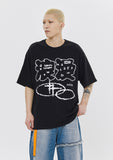 SHINING SLOGAN TEE SHIRT