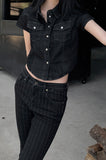 Noir Denim Shirt