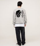 【Expend4bles X GRAVER】Back Skull Chart Sweatshirt