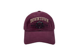 Down lettering ball cap