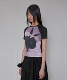 Bunny Waffle Raglan T-Shirt