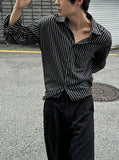 Oasis Stripe Satin Shirt