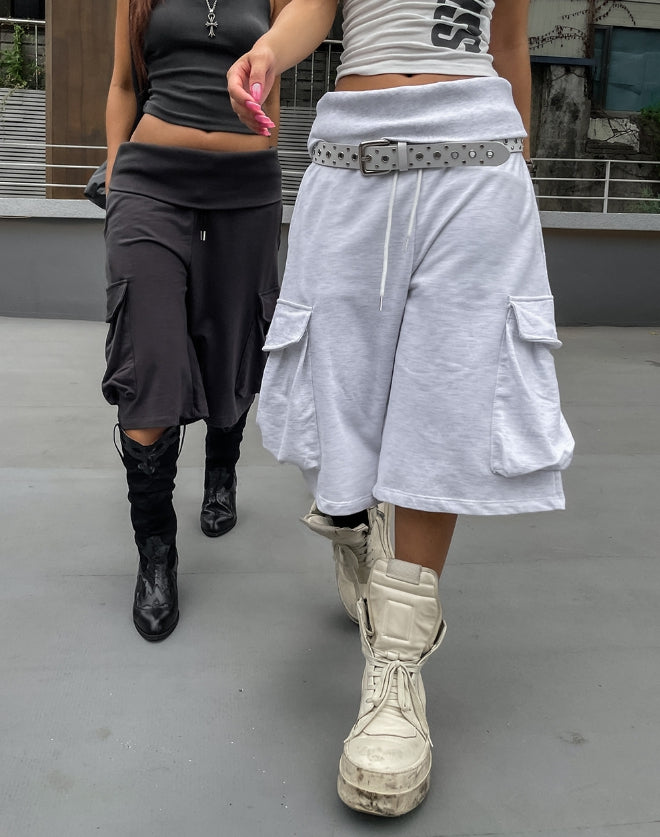 【U LAN】Summer Folding Cargo Pocket Bermuda Pants U LAN (ユーラン) - サマーフォルディングカーゴポケット