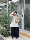 Cocona cable ribbon cardigan