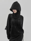 Forer Boucle Balaclava Sweatshirt