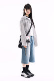 Seaside thin over check shirt