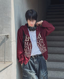 Patek Waffle Print Hood Zip-Up