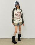 NEW LIFE Camo Raglan Long Sleeve T-Shirt
