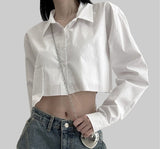 Hanell Pocket Cropped Shirt