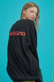 Long Sleeve Heavy Overfit Scratch Logo R
