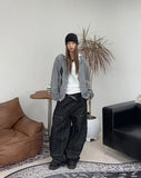 Defen Carpenter Wide Denim Pants