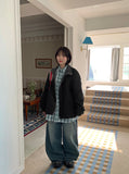 [unisex] Codendi Two Way String Color Matching High Neck Over Night Jacket