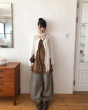 Lening Lace Layered Long Sleeveless