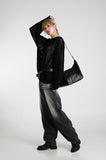 Slide Balloon Denim Pants
