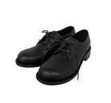 School Round Lace-up Loafers
