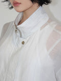 SHEER HIGH-NECK JUMPER