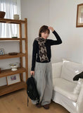 Gishu Argyle Knit Muffler