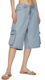 Rugge denim cargo shorts