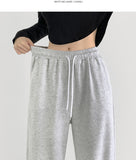 Color Basic Long Wide Banding Training Pants