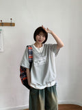 Chumin Sporty Color Matching Nylon Over Short Sleeve Tee