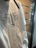 In-out lettering short sleeve tee