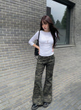 Yeru Cargo Military Bootcut Pants