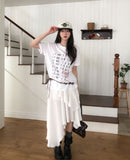 Code Vintage Lettering Short Sleeve